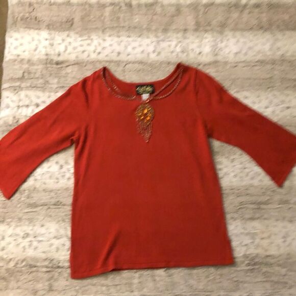 : : BOB MACKIE Embellished Soft Sweater : : - Picture 10 of 10